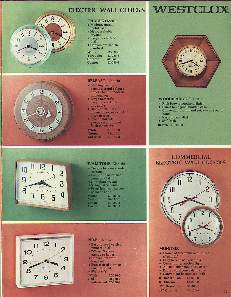 Westclox Canada 1966 Catalog > 19