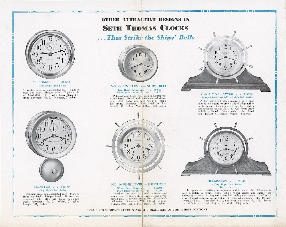 Seth Thomas Fine Nautical Clocks and Barmeters > 4