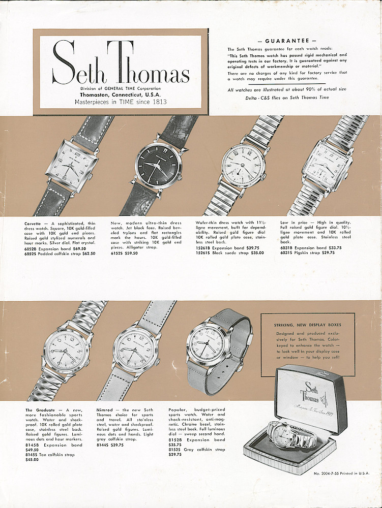 Seth Thomas Wrist Watches > 4