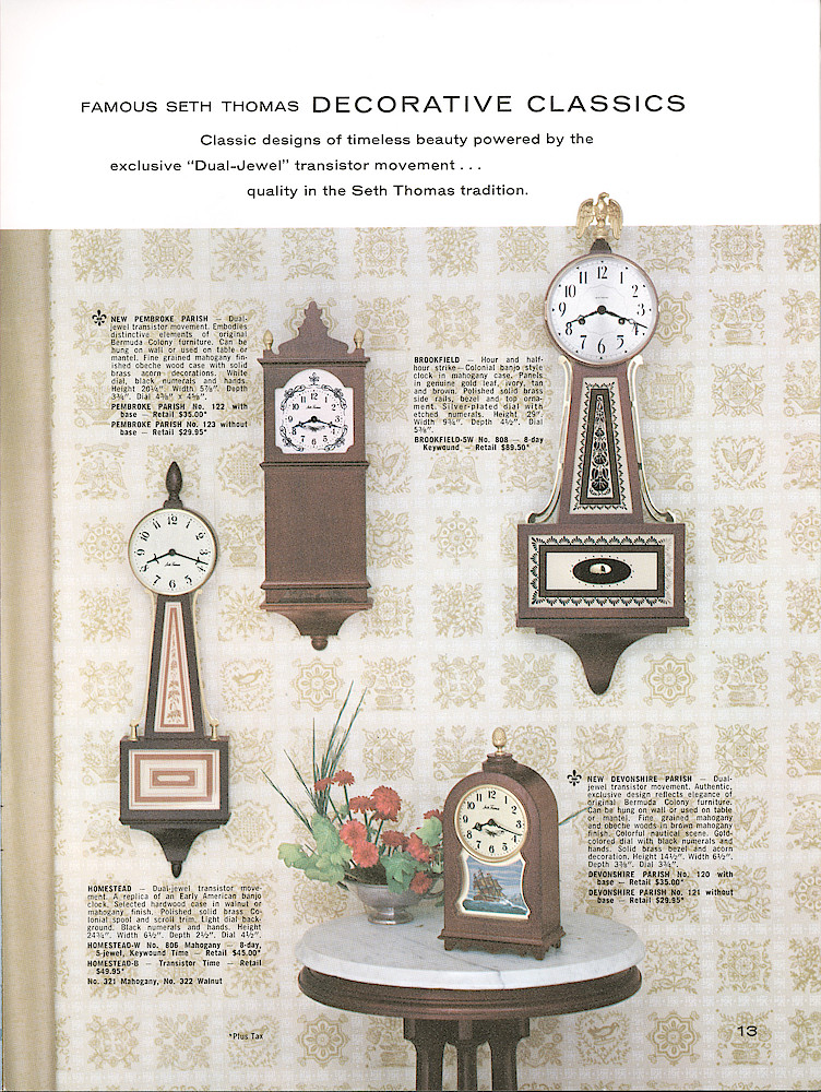 Seth Thomas Clock Catalog > 13