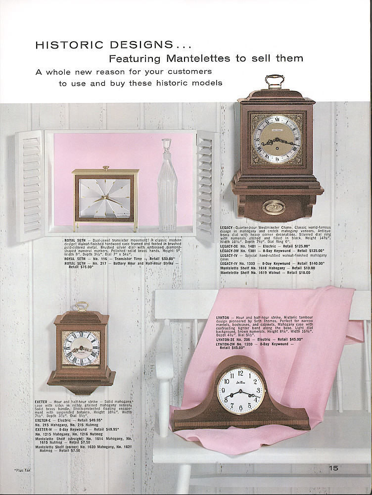 Seth Thomas Clock Catalog > 15