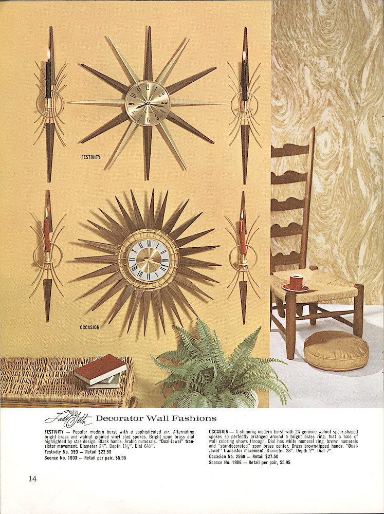 Seth Thomas Decorator Wall Fashions > 14