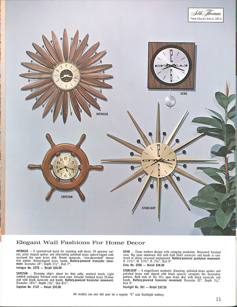 Seth Thomas Fine Clocks Since 1813 > 11