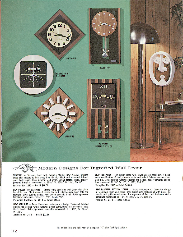 Seth Thomas Fine Clocks Since 1813 > 12