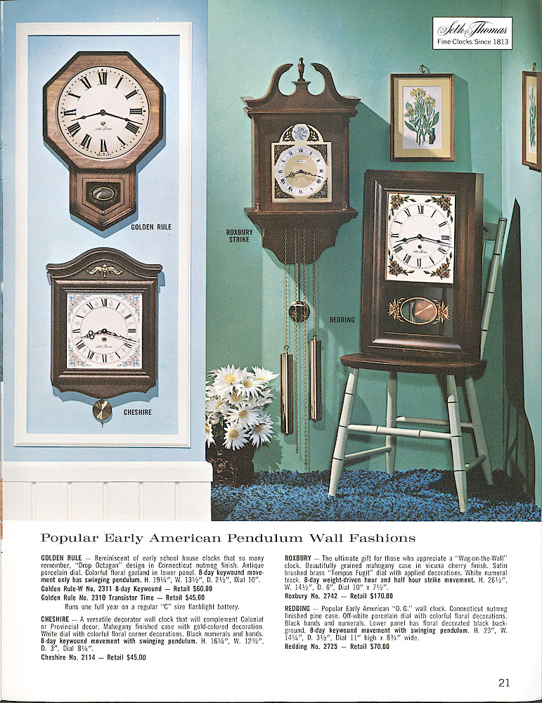 Seth Thomas Fine Clocks Since 1813 > 21