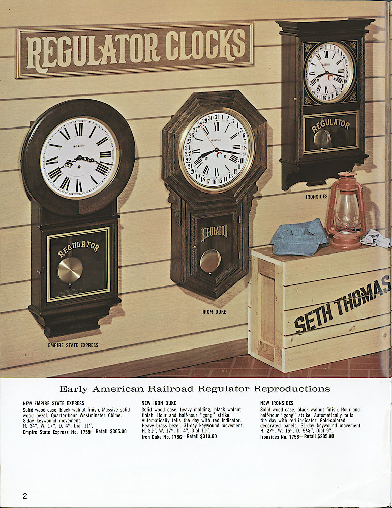 Seth Thomas Fine Clocks Since 1813 > 2