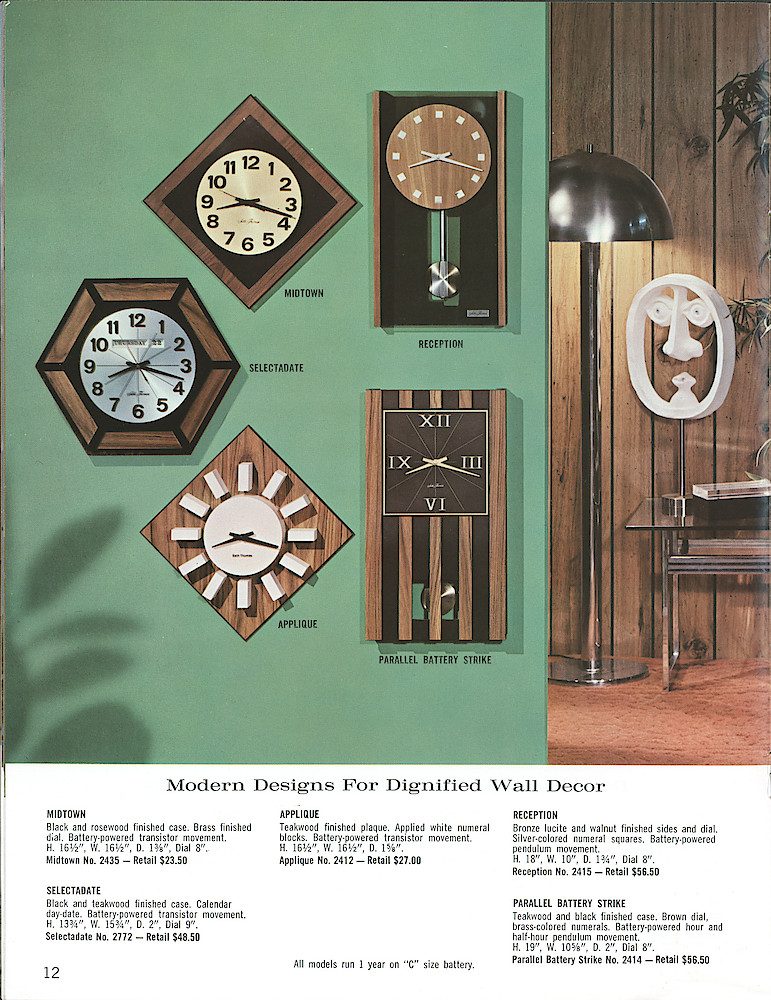 Seth Thomas Fine Clocks Since 1813 > 12