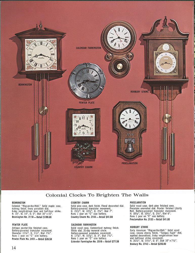 Seth Thomas Fine Clocks Since 1813 > 14