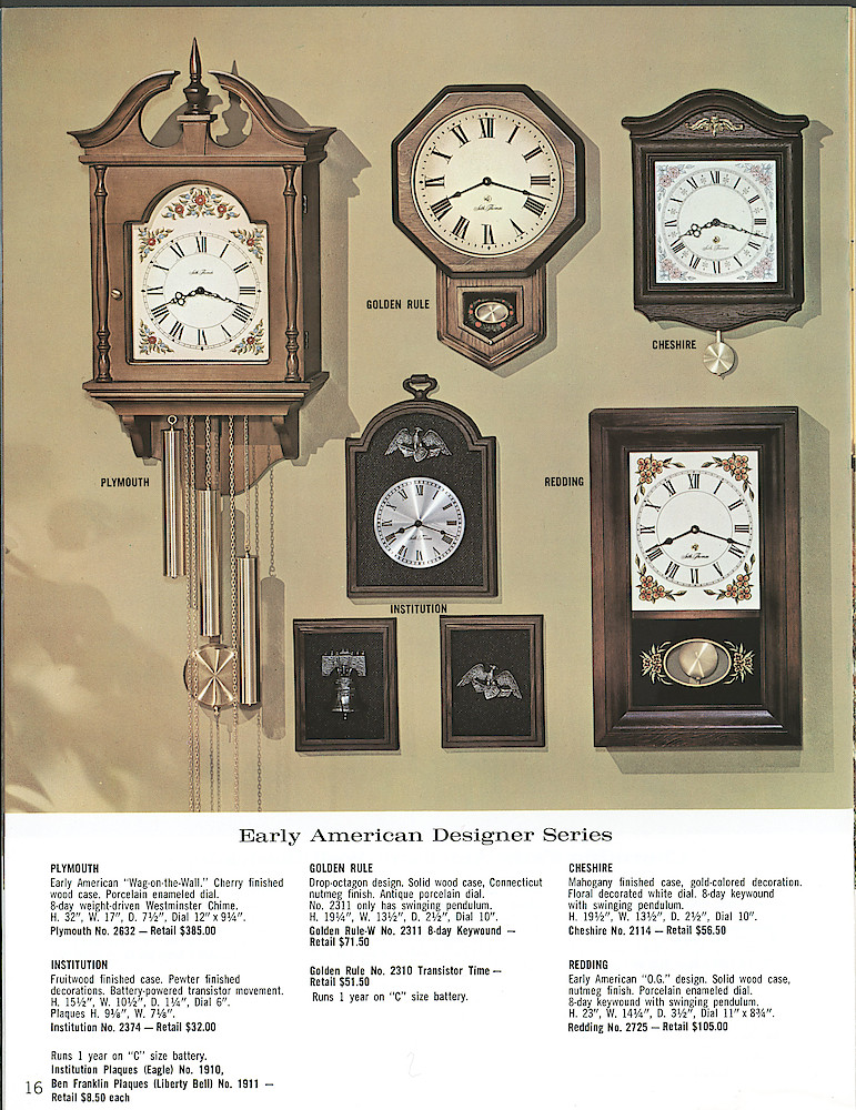 Seth Thomas Fine Clocks Since 1813 > 16