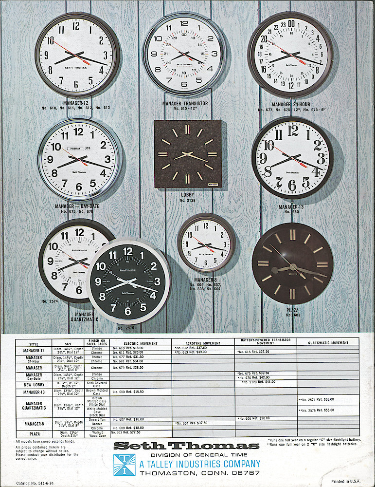 Seth Thomas Fine Clocks Since 1813 > 24