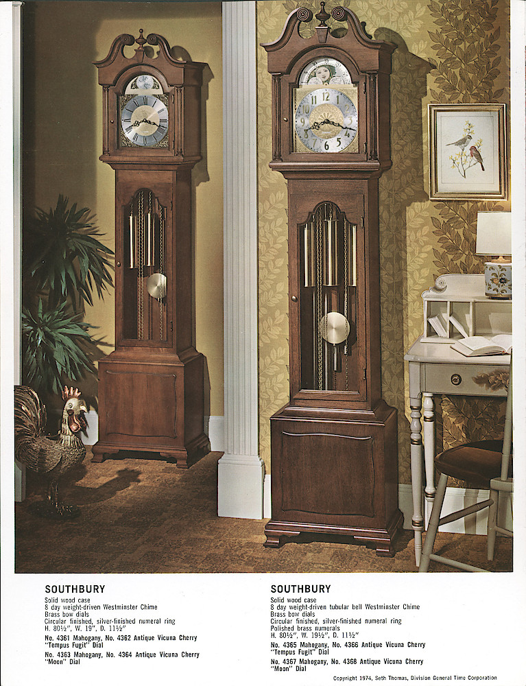 Seth Thomas Heirloom Furniture Collection (Grandfather Clocks) > 2