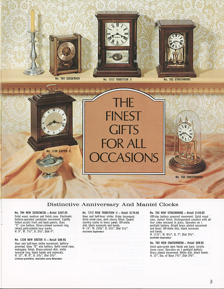 Seth Thomas Fine Clocks Since 1813 > 3