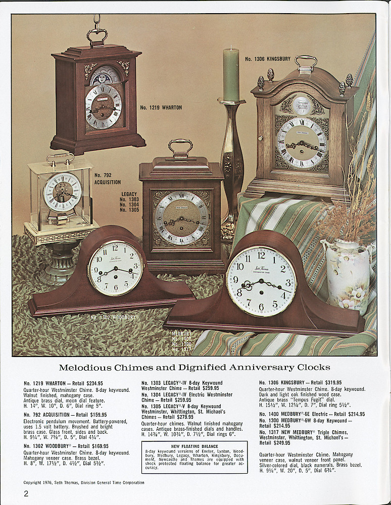 Seth Thomas Fine Clocks Since 1813 > 2