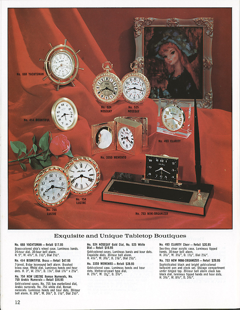 Seth Thomas Fine Clocks Since 1813 > 12