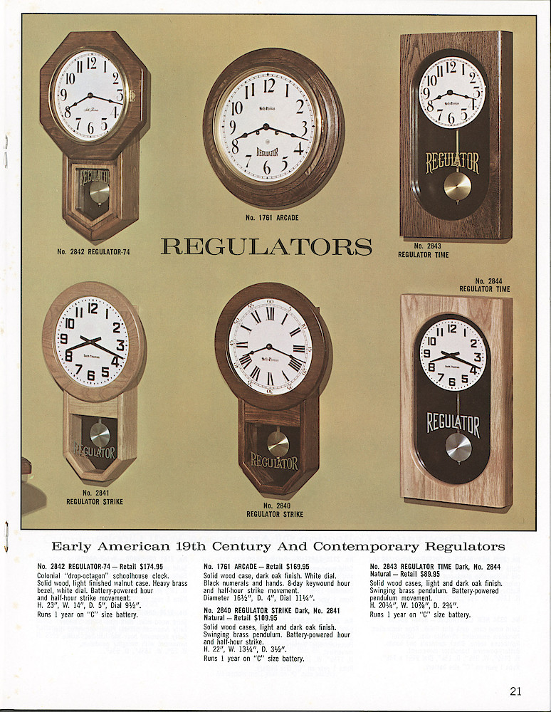 Seth Thomas Fine Clocks Since 1813 > 21