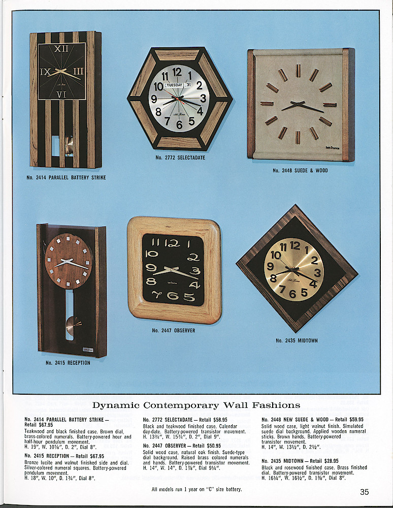 Seth Thomas Fine Clocks Since 1813 > 35