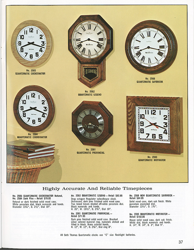 Seth Thomas Fine Clocks Since 1813 > 37