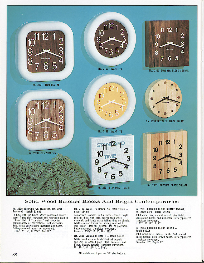 Seth Thomas Fine Clocks Since 1813 > 38