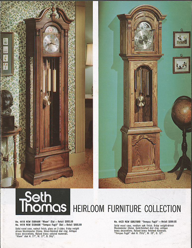 Seth Thomas Heirloom Furniture Collection (Grandfather Clocks) > 1