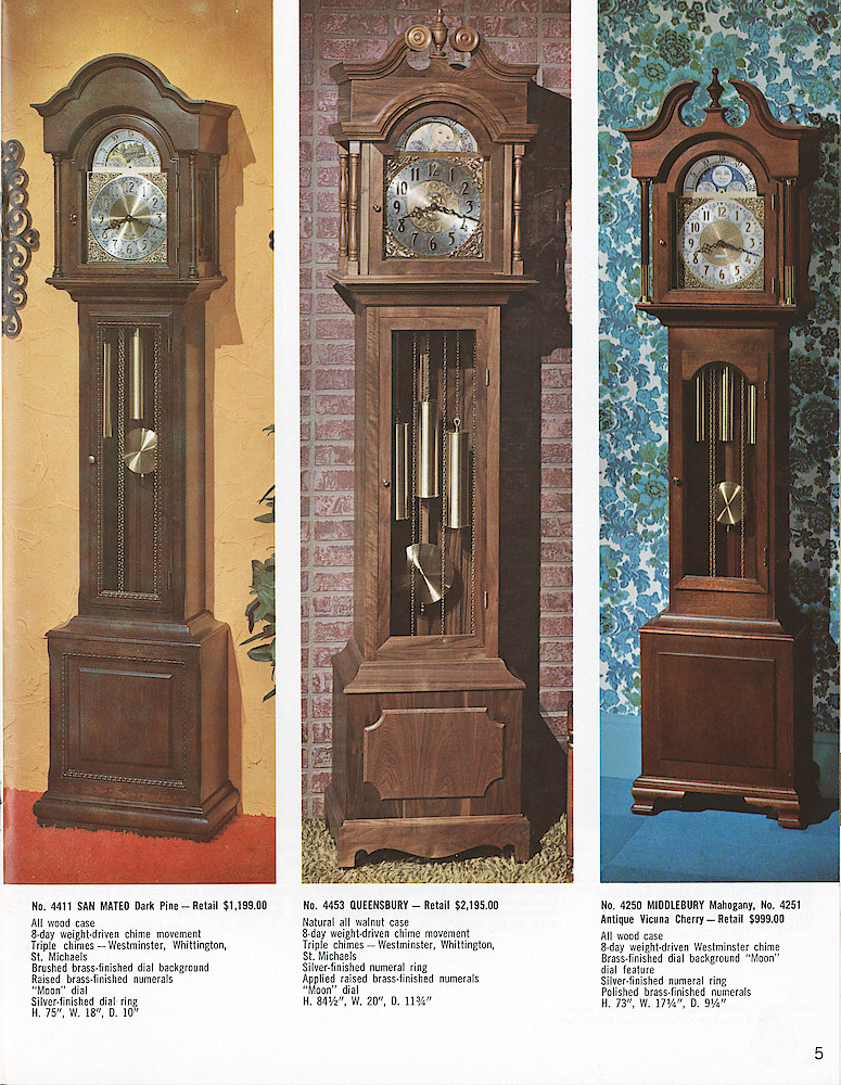 Seth Thomas Heirloom Furniture Collection (Grandfather Clocks) > 5