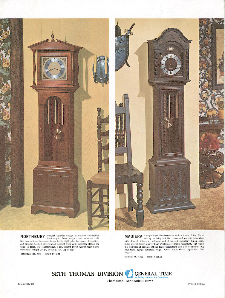 Seth Thomas Heirloom Furniture Collection (Grandfather Clocks) > 4