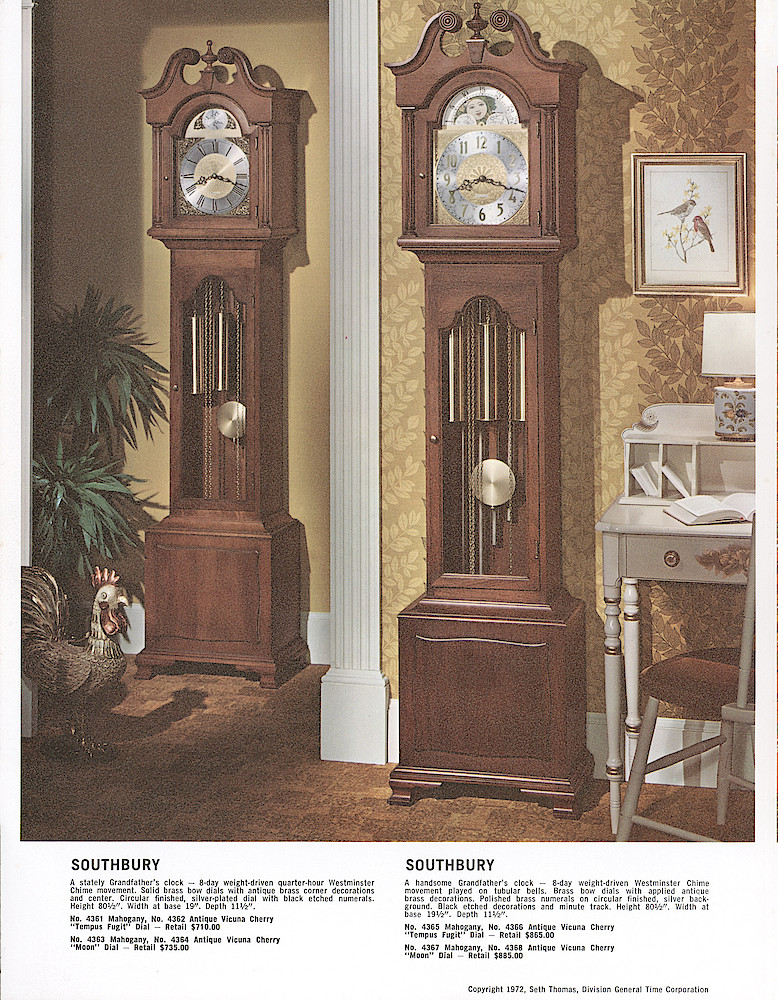 Seth Thomas Heirloom Furniture Collection (Grandfather Clocks) > 2