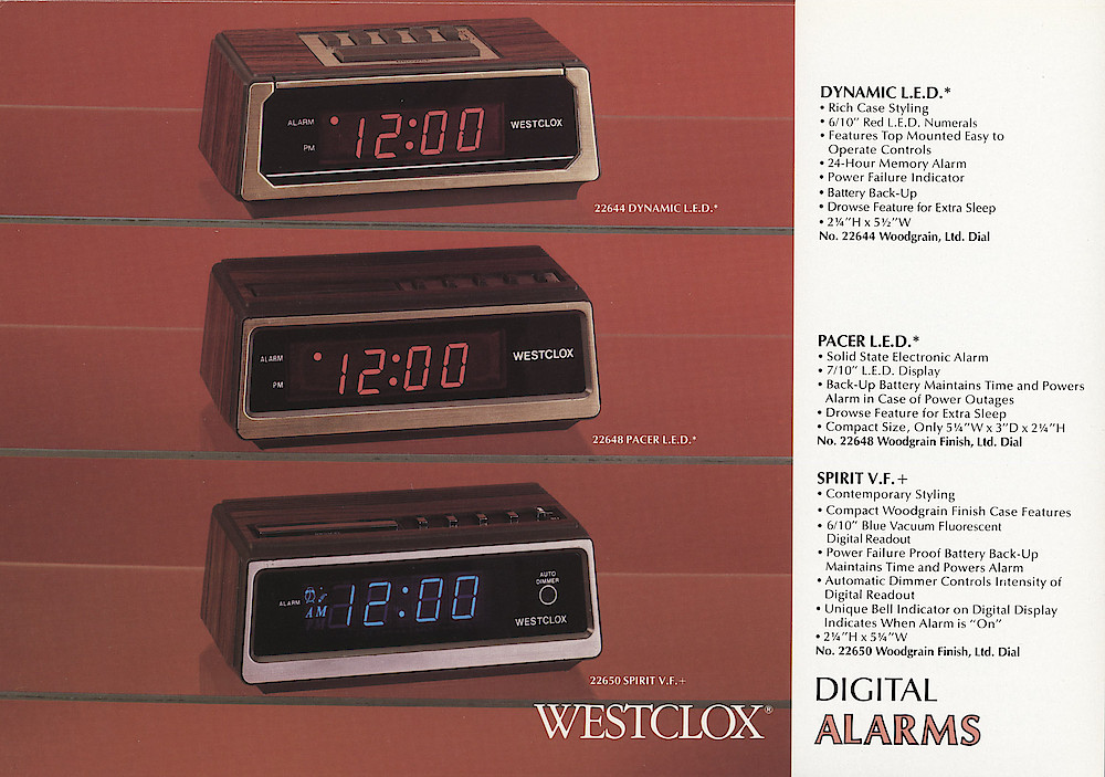 1985 General Time Product Promotion - Westclox > Alarm Clocks > DIG-1-1-2