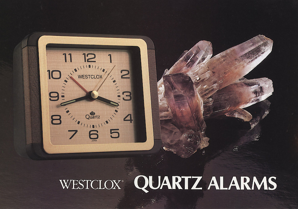1985 General Time Product Promotion - Westclox > Alarm Clocks > QA-1-1
