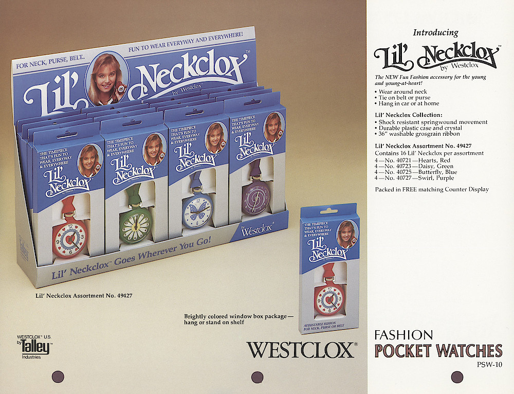 1985 General Time Product Promotion - Westclox > Pocket Watches > PSW-10