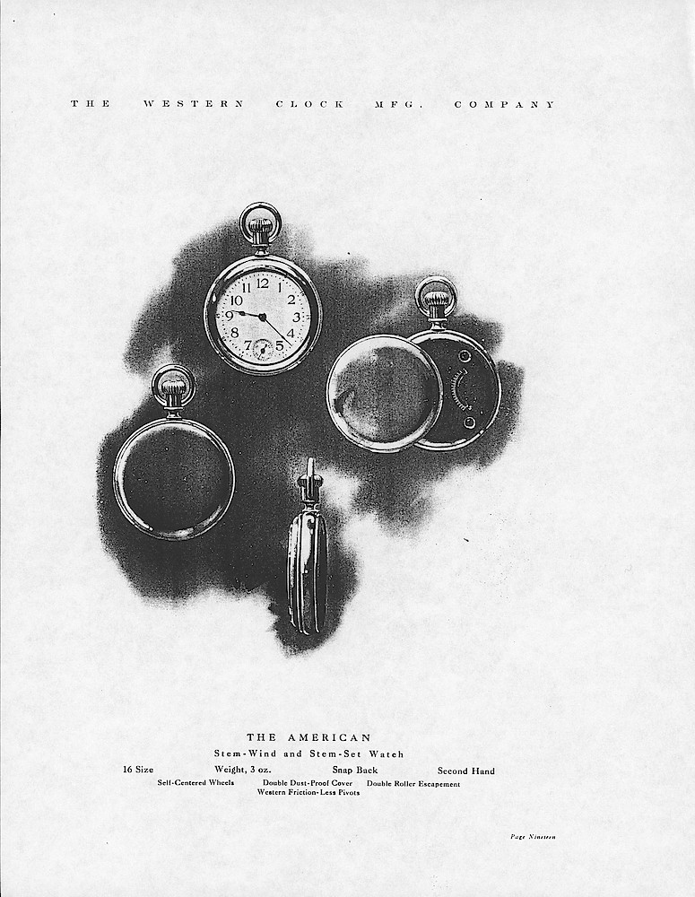 1907 Western Clock Manufacturing Company Catalog - PHOTOCOPY > 19