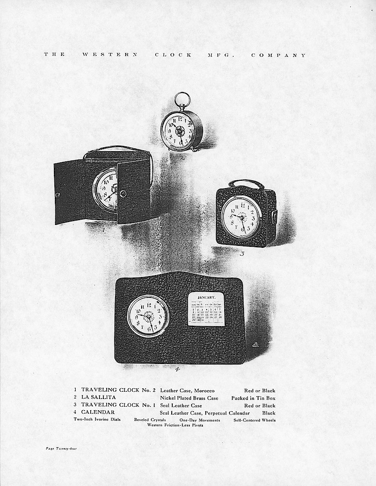 1907 Western Clock Manufacturing Company Catalog - PHOTOCOPY > 24