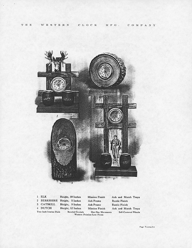 1907 Western Clock Manufacturing Company Catalog - PHOTOCOPY > 25