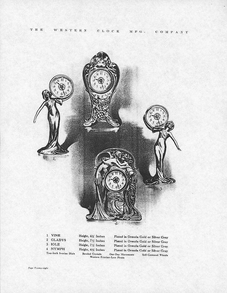 1907 Western Clock Manufacturing Company Catalog - PHOTOCOPY > 28