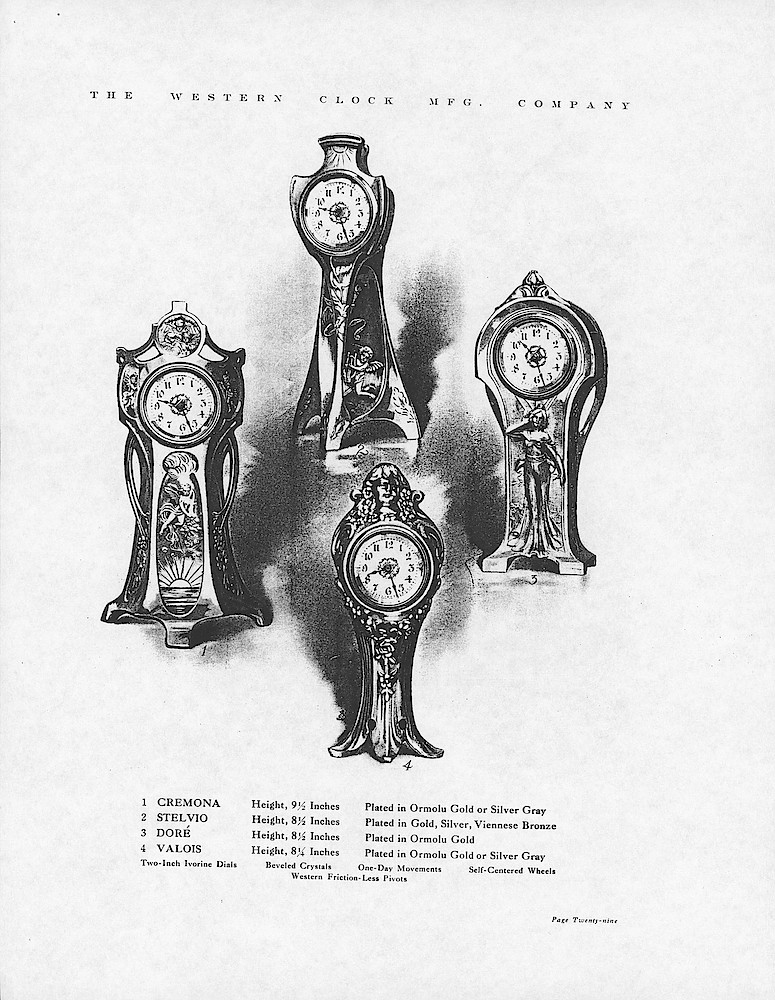 1907 Western Clock Manufacturing Company Catalog - PHOTOCOPY > 29