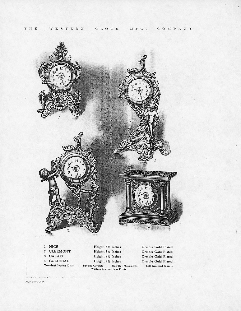 1907 Western Clock Manufacturing Company Catalog - PHOTOCOPY > 34