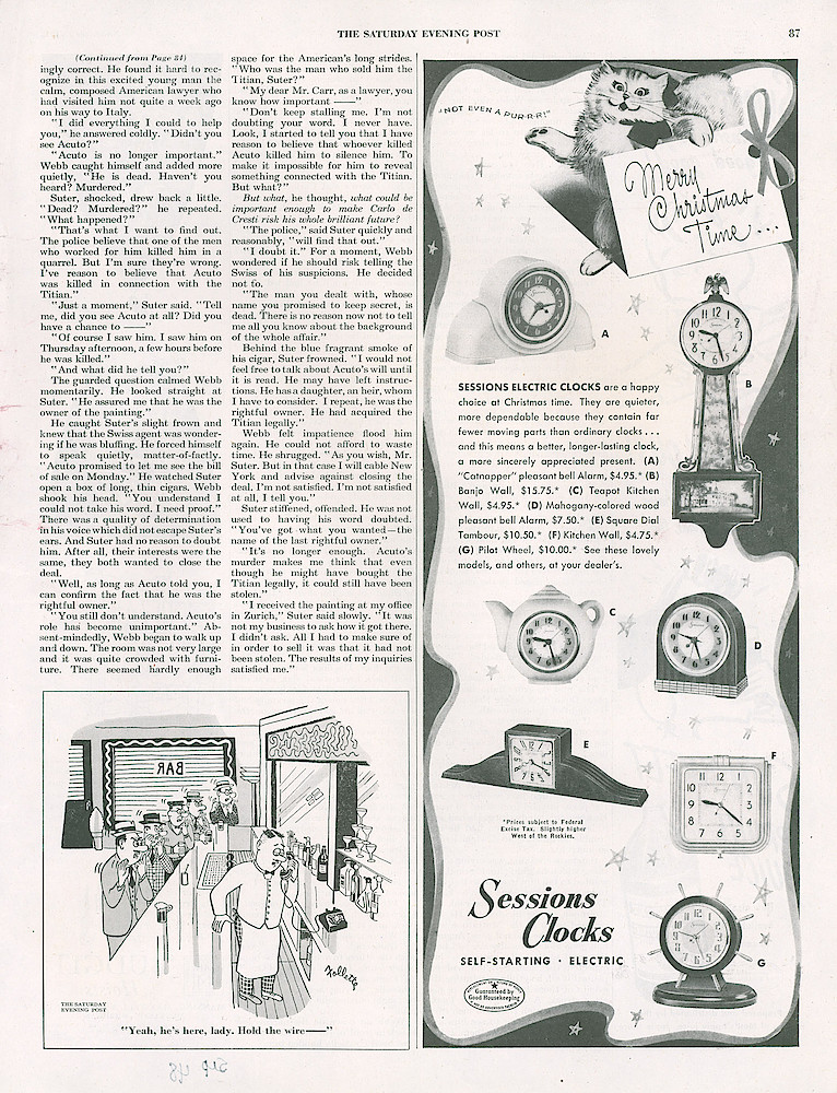 November 27, 1948 Saturday Evening Post, p. 87