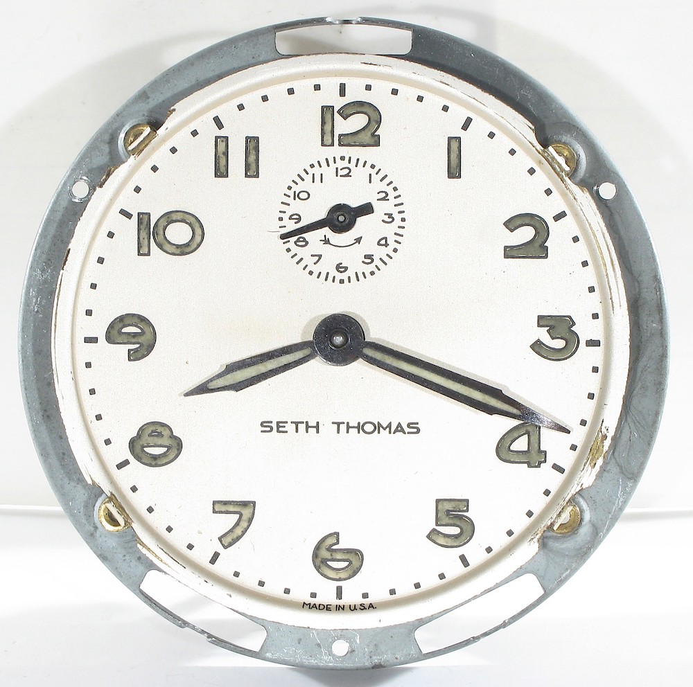 Seth Thomas Black Catalin Alarm Luminous. Seth Thomas Black Catalin Alarm Luminous Clock Example Photo