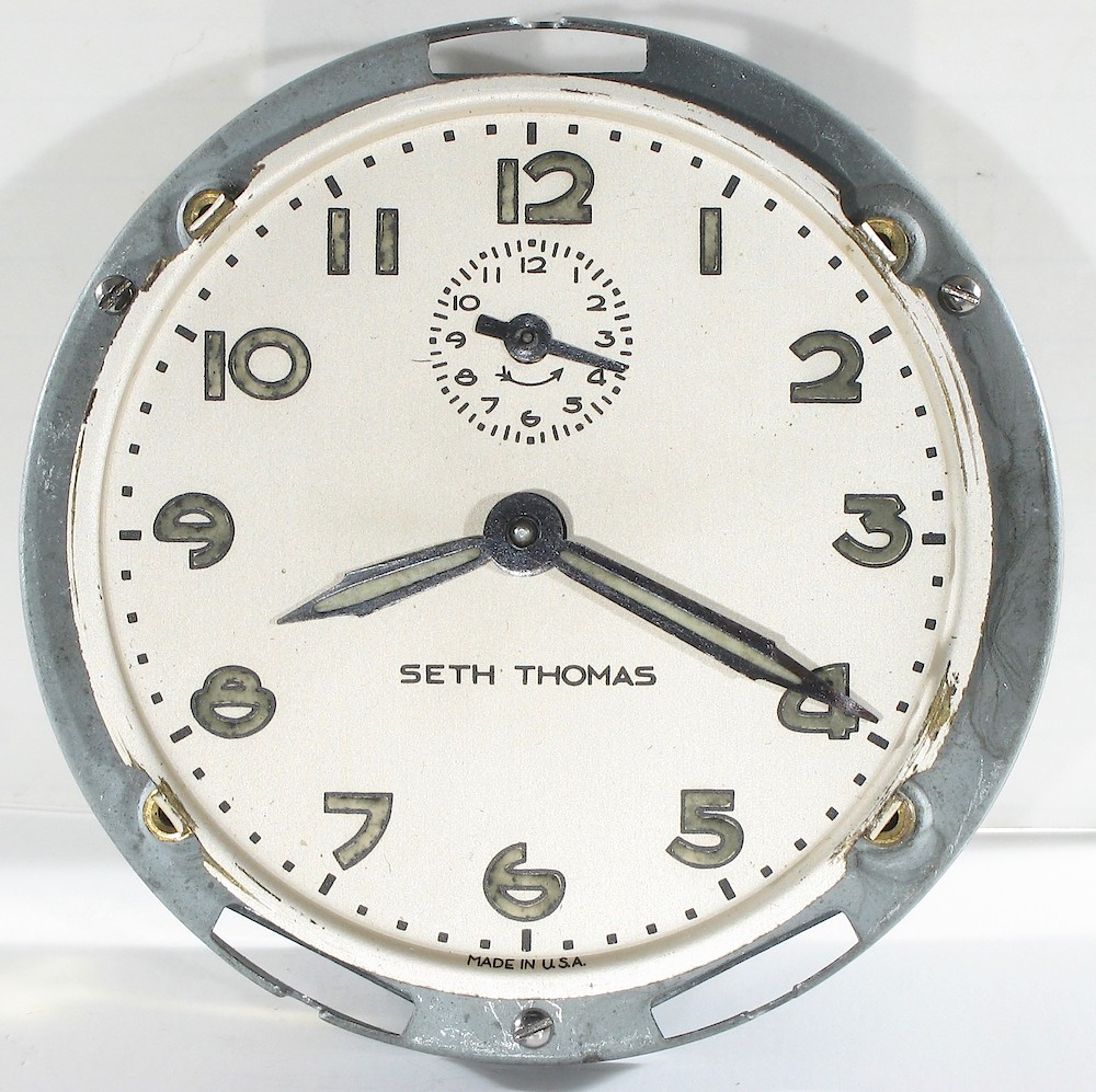 Seth Thomas Black Catalin Alarm Luminous. Seth Thomas Black Catalin Alarm Luminous Clock Example Photo