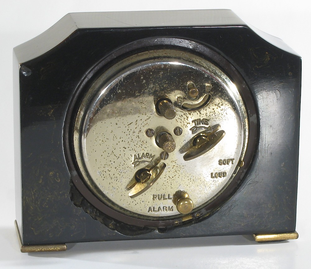 Seth Thomas Black Catalin Alarm Luminous. Seth Thomas Black Catalin Alarm Luminous Clock Example Photo