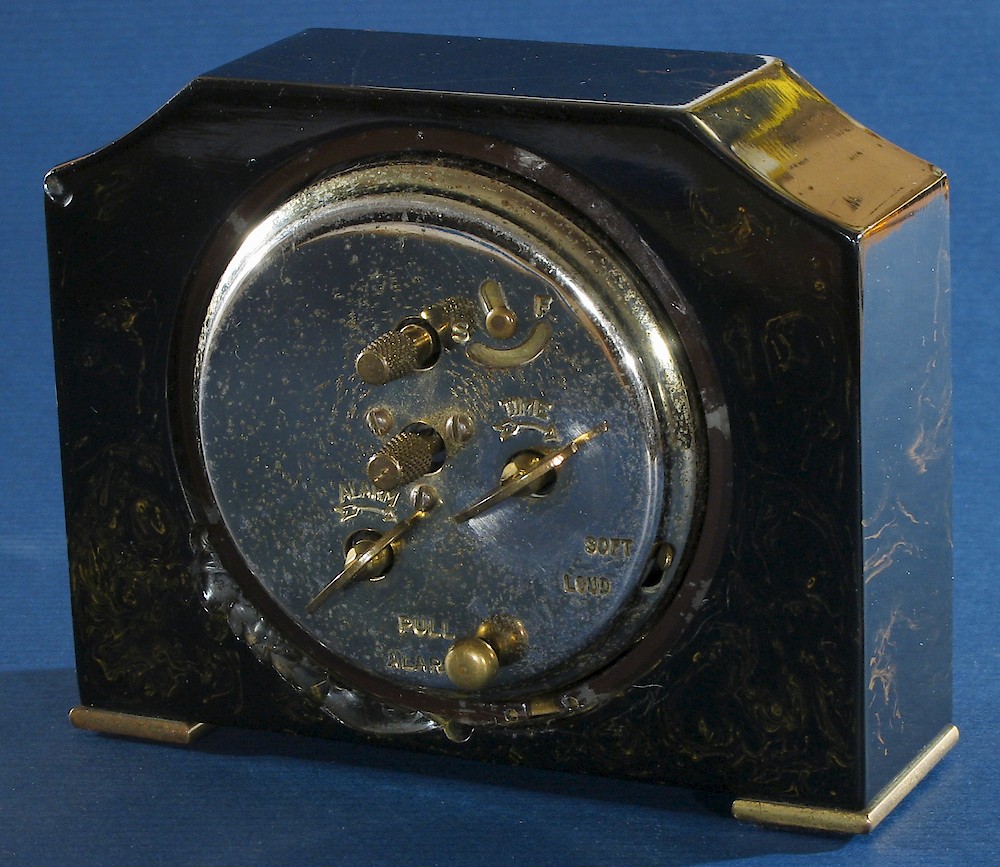 Seth Thomas Black Catalin Alarm Luminous. Seth Thomas Black Catalin Alarm Luminous Clock Example Photo