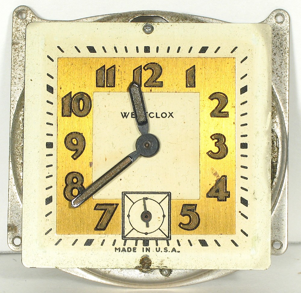 Westclox Pickwick Ivory. DIal