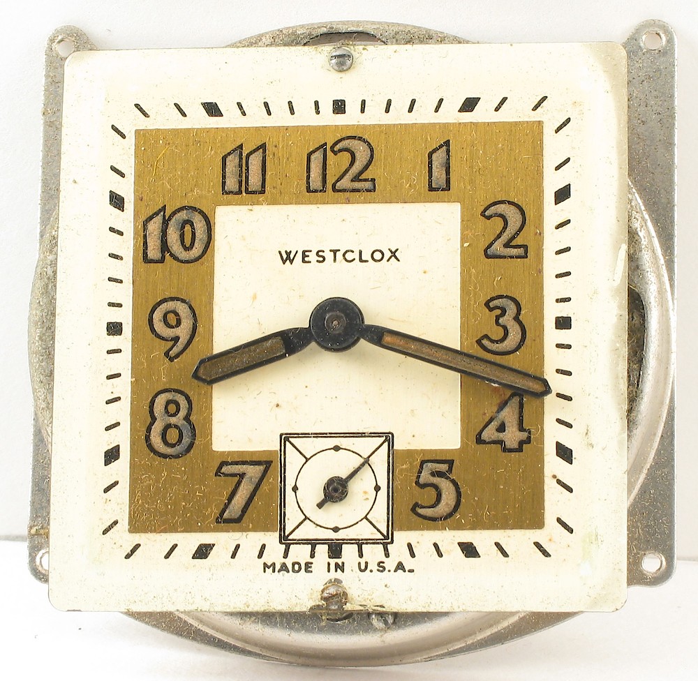 Westclox Pickwick Ivory. Dial