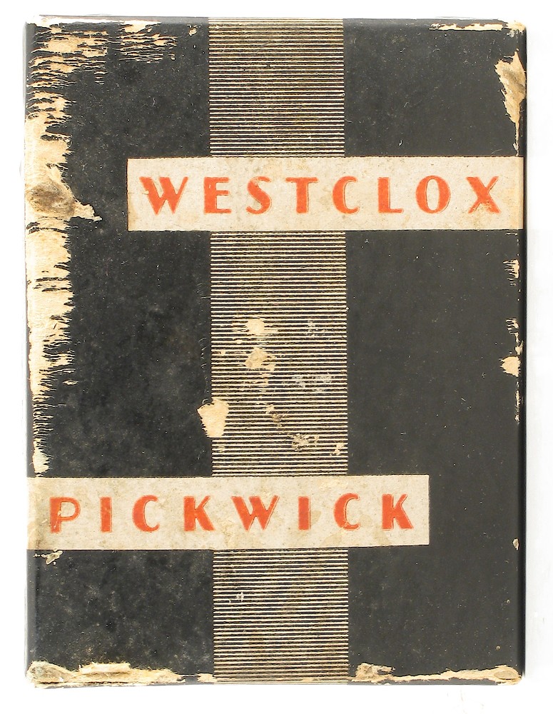 Westclox Pickwick Ivory. Box front