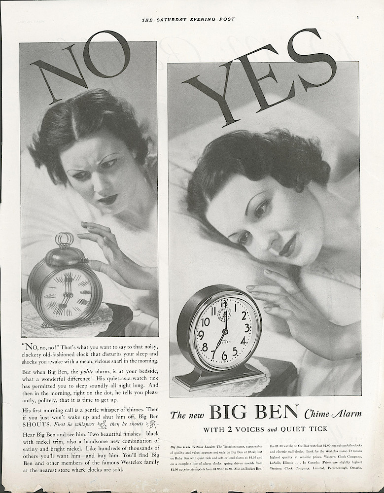 April 29, 1933 Saturday Evening Post, p. 1