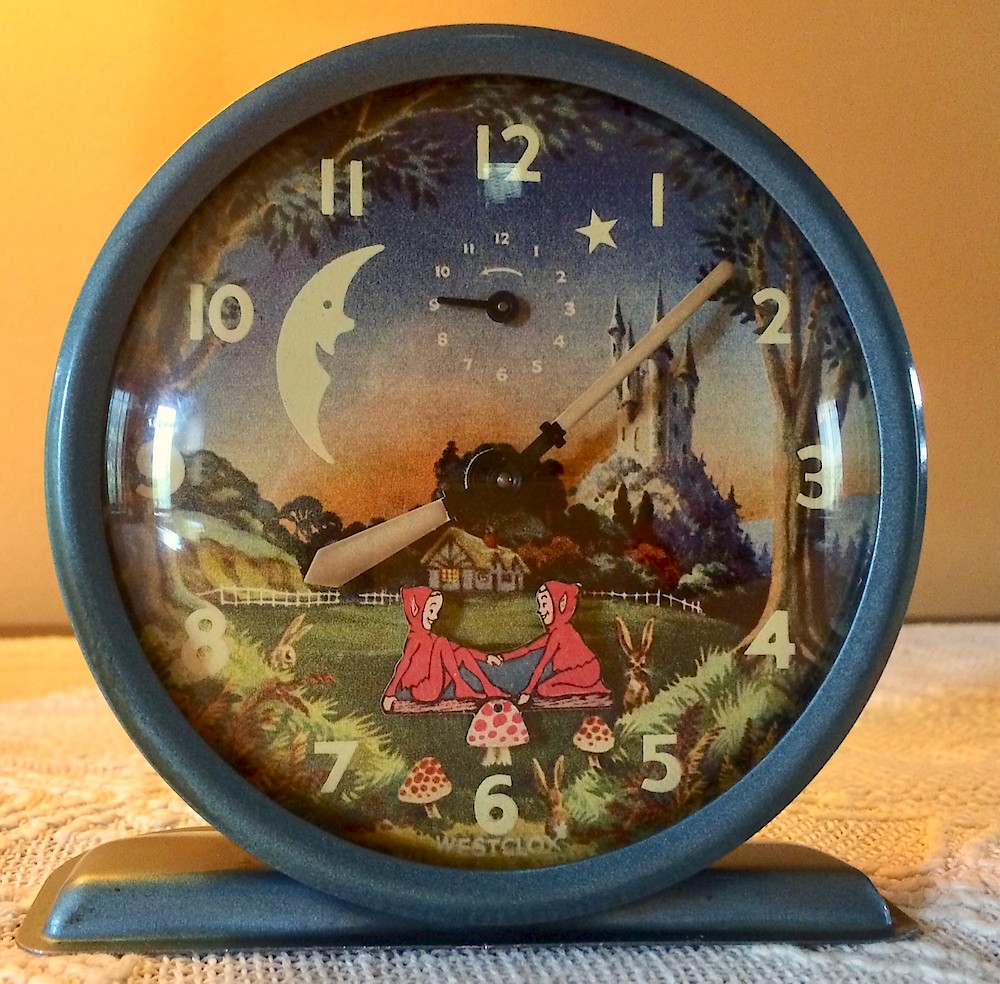 Westclox Pixie Animated Usa And Uk. Westclox Pixie Animated Usa And Uk Clock Example Photo