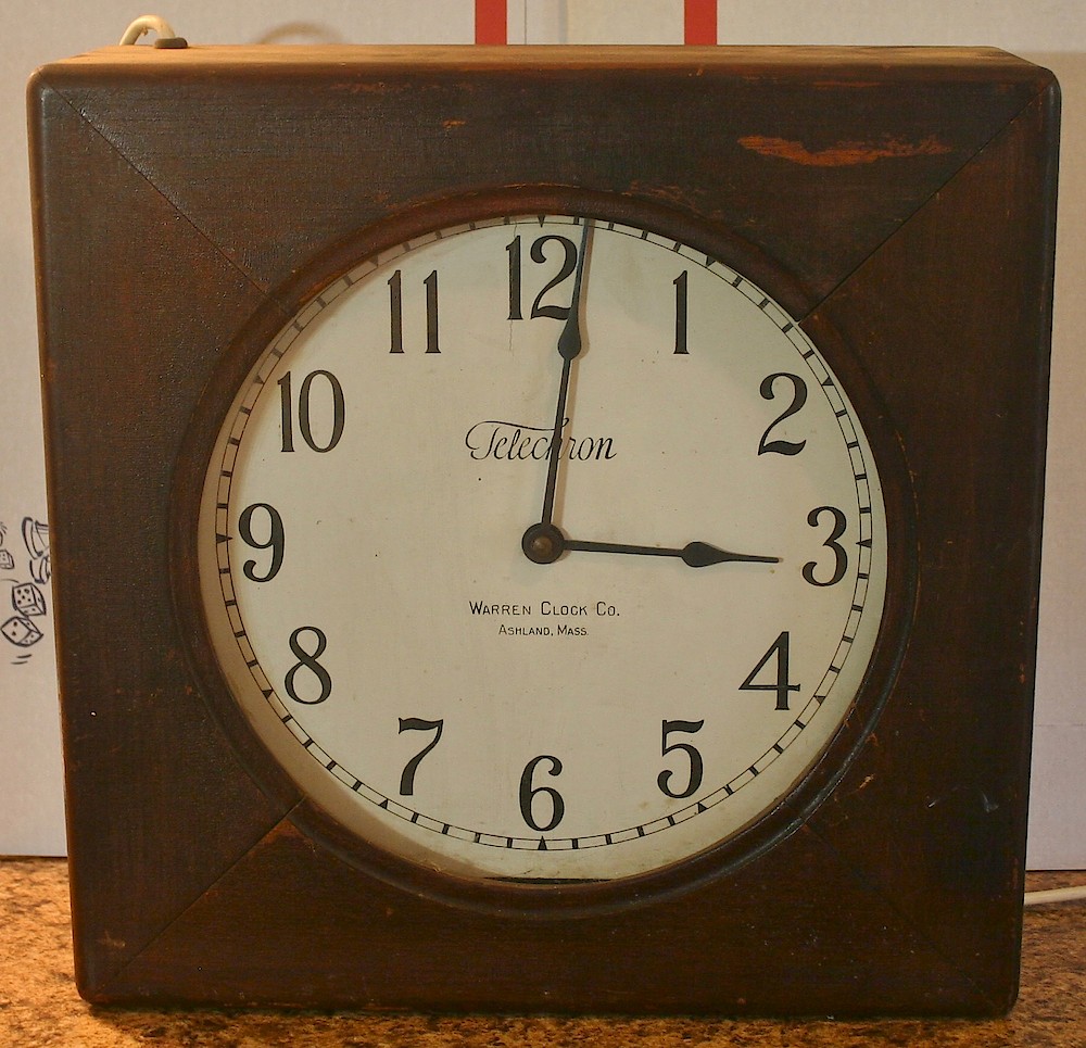 Telechron 201. Telechron 201 Clock Example Photo