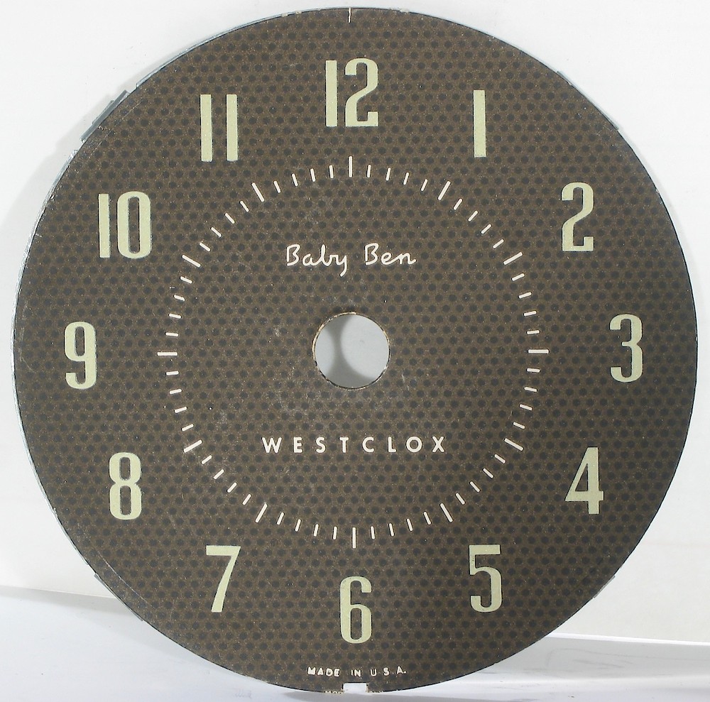 Westclox Baby Ben Style 7 White Luminous. Westclox Baby Ben Style 7 White Luminous Clock Example Photo