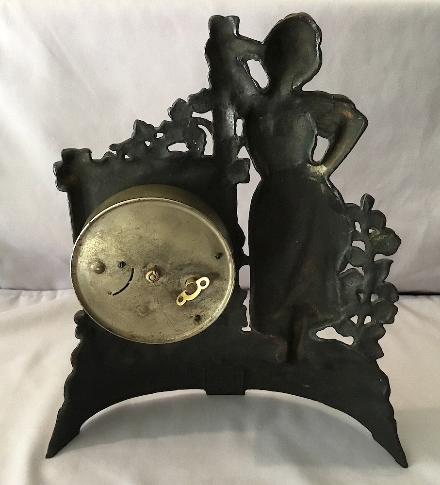 Regent Flower Girl Cast Front. Regent Flower Girl Cast Front Clock Example Photo