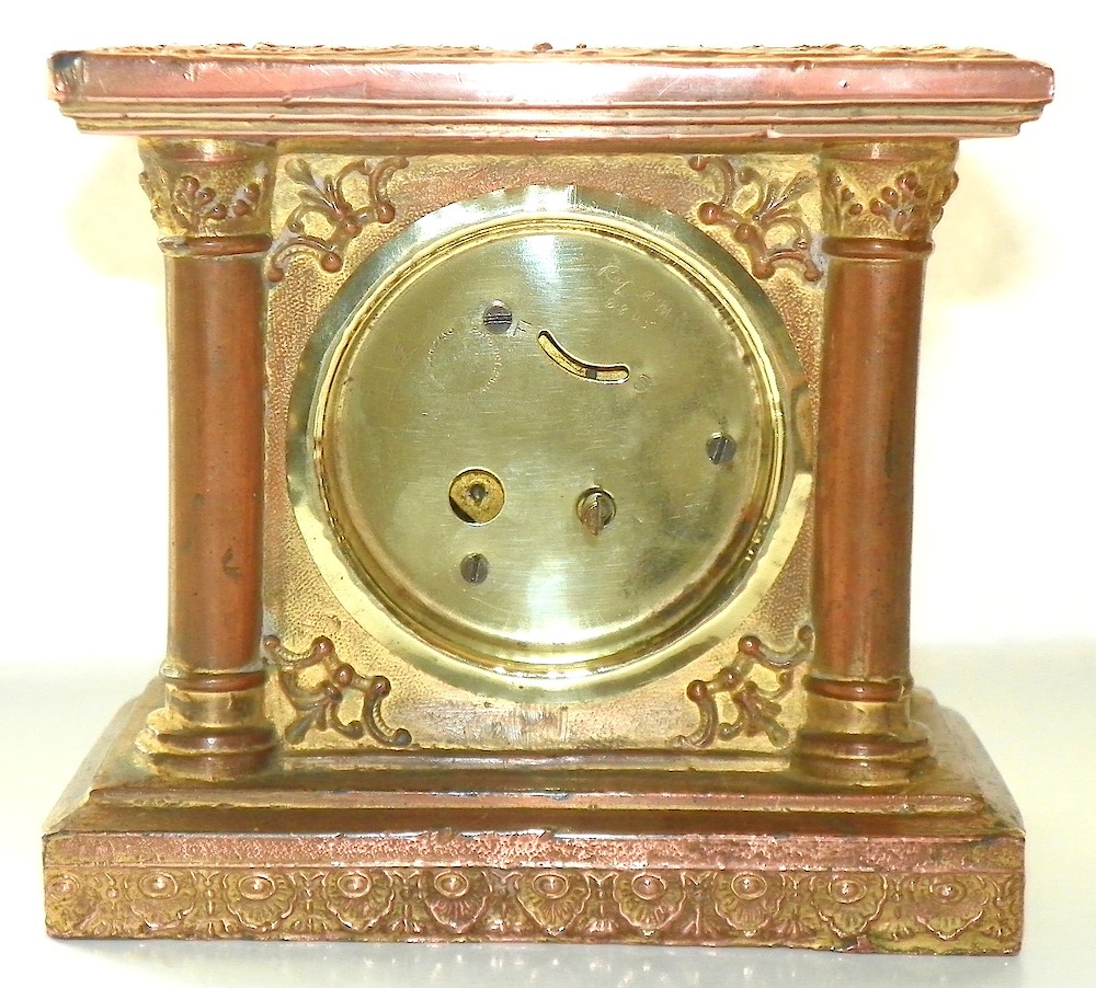 Westclox Colonial Gold Plate. Westclox Colonial Gold Plate Clock Example Photo