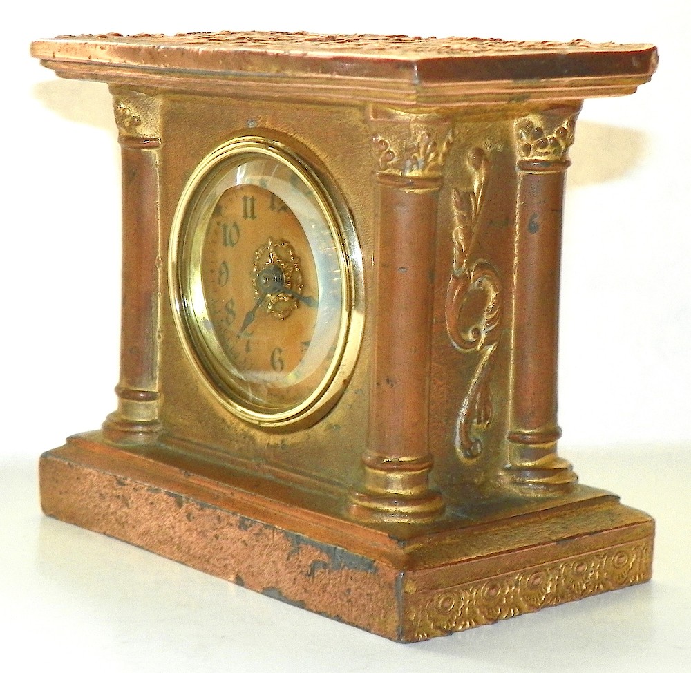 Westclox Colonial Gold Plate. Westclox Colonial Gold Plate Clock Example Photo